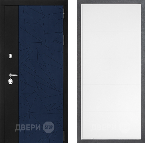 Входная металлическая Дверь Дверной континент ДК-9 ФЛ-649 Белый софт в Балашихе