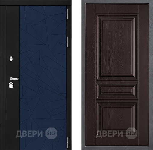 Входная металлическая Дверь Дверной континент ДК-9 ФЛ-243 Дуб шоколадный в Балашихе
