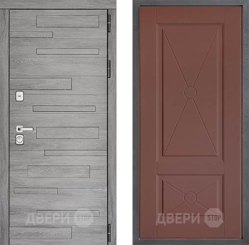 Дверь Дверной континент ДК-10 ФЛ-617 Ясень шоколадный в Балашихе