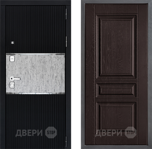 Входная металлическая Дверь Дверной континент ДК-13 ФЛ-243 Дуб шоколадный в Балашихе