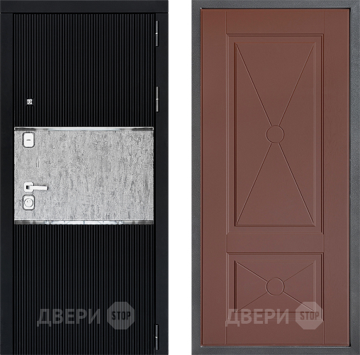 Входная металлическая Дверь Дверной континент ДК-13 ФЛ-617 Ясень шоколадный в Балашихе