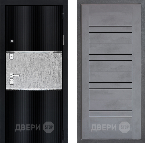 Входная металлическая Дверь Дверной континент ДК-13 ФЛ-49 Бетон серый в Балашихе