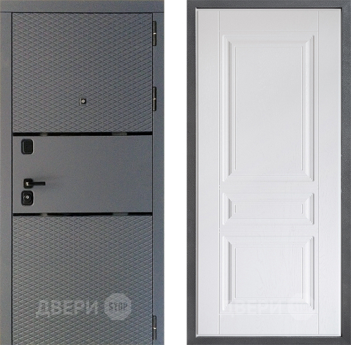 Входная металлическая Дверь Дверной континент Диамант Дизайн ФЛ-243 Альберо Браш серебро в Балашихе