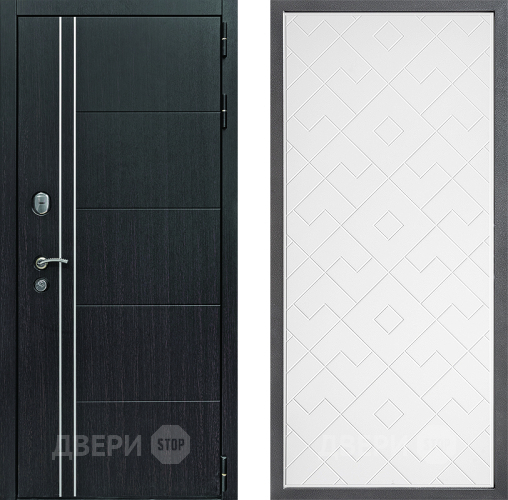 Дверь Дверной континент Теплолюкс Дизайн ФЛ-Тиффани Белый софт в Балашихе