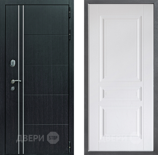 Входная металлическая Дверь Дверной континент Теплолюкс Дизайн ФЛ-243 Альберо Браш серебро в Балашихе