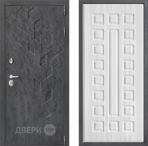 Входная металлическая Дверь Дверной континент ДК-3/713 ФЛ-183 Сандал белый в Балашихе