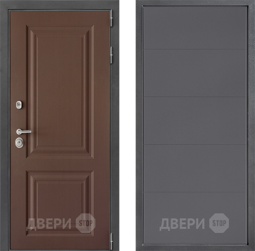Входная металлическая Дверь Дверной континент ДК-3/729 ФЛ-649 Графит софт в Балашихе