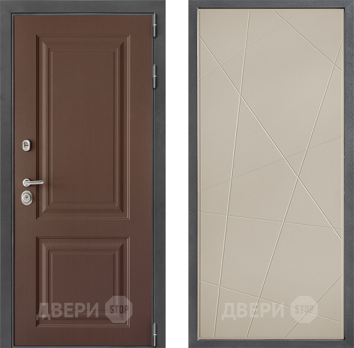 Входная металлическая Дверь Дверной континент ДК-3/729 ФЛ-655 Капучино в Балашихе