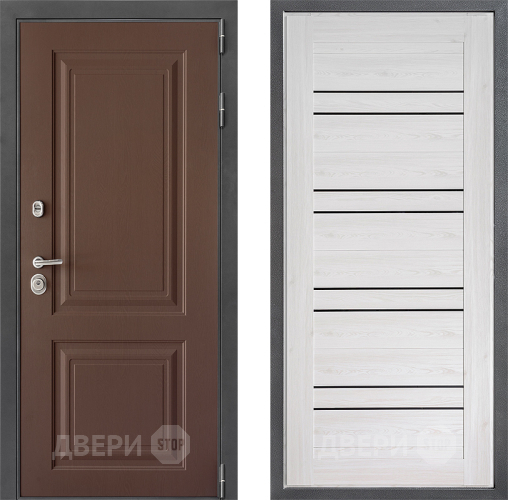 Входная металлическая Дверь Дверной континент ДК-3/729 ФЛ-49 Сосна белая в Балашихе