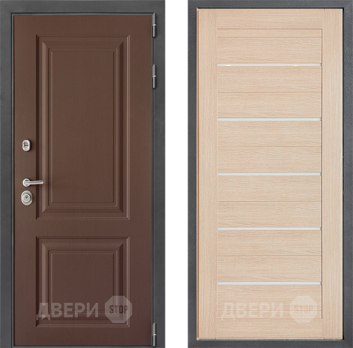 Входная металлическая Дверь Дверной континент ДК-3/729 ФЛ-46 Капучино в Балашихе