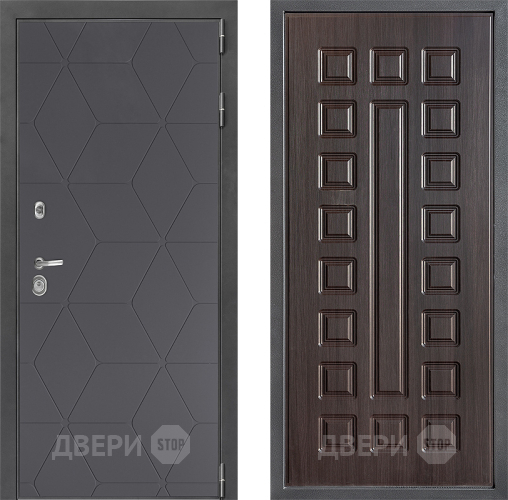 Входная металлическая Дверь Дверной континент ДК-3/744 ФЛ-183 Венге в Балашихе