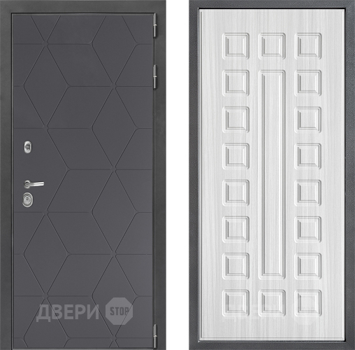 Входная металлическая Дверь Дверной континент ДК-3/744 ФЛ-183 Сандал белый в Балашихе