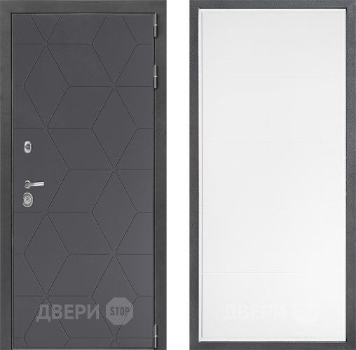 Входная металлическая Дверь Дверной континент ДК-3/744 ФЛ-649 Белый софт в Балашихе