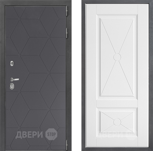 Входная металлическая Дверь Дверной континент ДК-3/744 ФЛ-617 Софт милк в Балашихе
