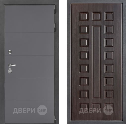 Входная металлическая Дверь Дверной континент ДК-3/649 ФЛ-183 Венге в Балашихе