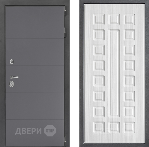 Входная металлическая Дверь Дверной континент ДК-3/649 ФЛ-183 Сандал белый в Балашихе