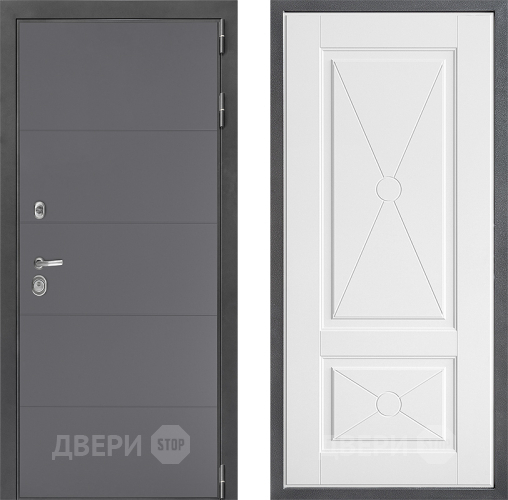 Входная металлическая Дверь Дверной континент ДК-3/649 ФЛ-617 Софт милк в Балашихе