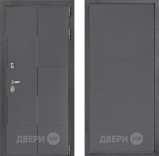 Входная металлическая Дверь Дверной континент ДК-3/606 ФЛ-649 Графит софт в Балашихе