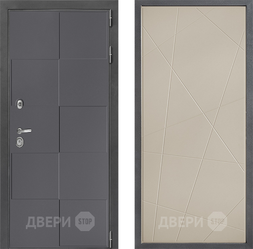 Входная металлическая Дверь Дверной континент ДК-3/606 ФЛ-655 Капучино в Балашихе