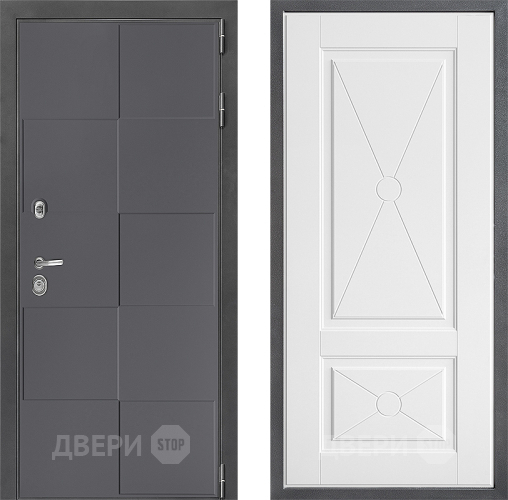 Входная металлическая Дверь Дверной континент ДК-3/606 ФЛ-617 Софт милк в Балашихе