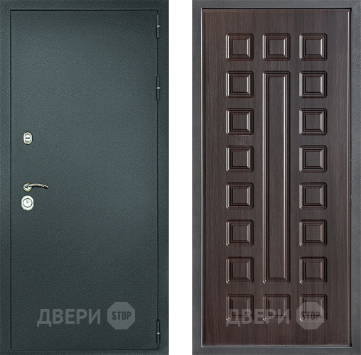 Дверь Дверной континент Рубикон Серебро Дизайн ФЛ-183 Венге в Балашихе