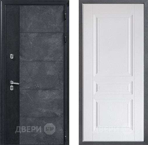 Дверь Дверной континент ДК-15 Бетон ТЕРМО ФЛ-243 Альберо Браш серебро в Балашихе