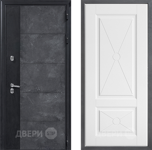 Входная металлическая Дверь Дверной континент ДК-15 Бетон ТЕРМО ФЛ-617 Софт милк в Балашихе