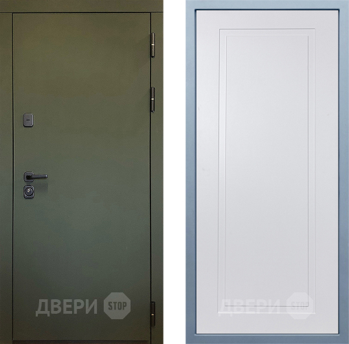 Входная металлическая Дверь Дива МД-61 Н-10 Белый в Балашихе
