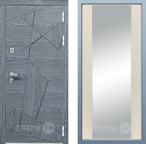 Входная металлическая Дверь Дива МД-97/3 Д-15 Зеркало Шампань в Балашихе