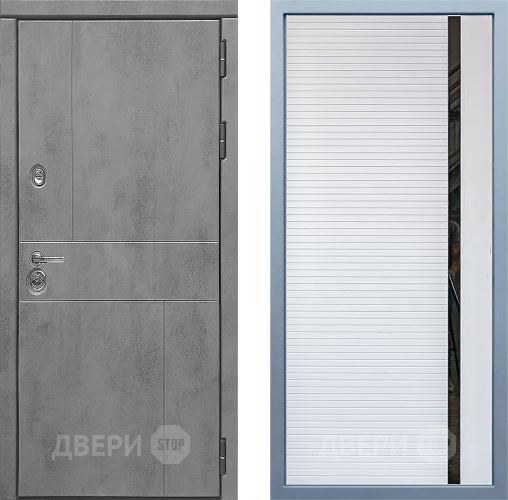 Входная металлическая Дверь Дива МД-48 МХ-45 Белый матовый в Балашихе