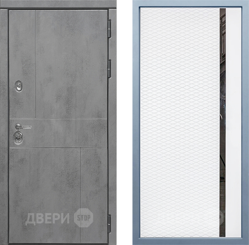 Входная металлическая Дверь Дива МД-48 МХ-47 Белый матовый в Балашихе