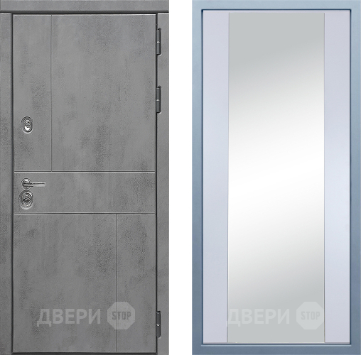Дверь Дива МД-48 Д-15 Зеркало Белый в Балашихе