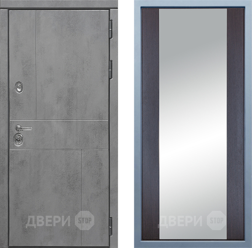Входная металлическая Дверь Дива МД-48 Д-15 Зеркало Венге в Балашихе