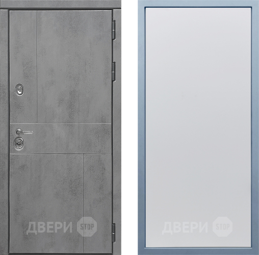 Входная металлическая Дверь Дива МД-48 Н-1 Белый в Балашихе