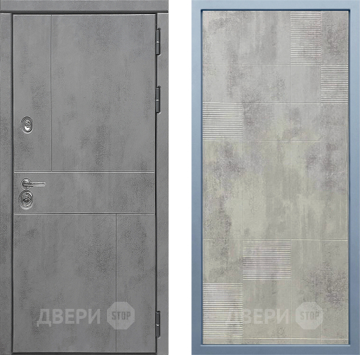 Входная металлическая Дверь Дива МД-48 Д-4 Бетон темный в Балашихе