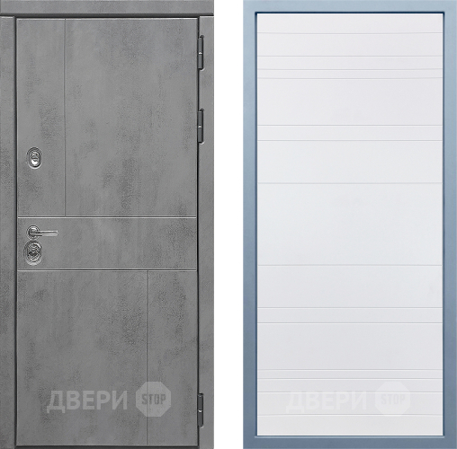 Входная металлическая Дверь Дива МД-48 Д-5 Белый в Балашихе