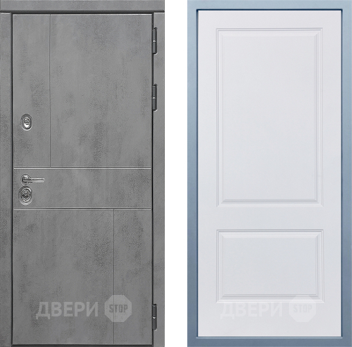 Входная металлическая Дверь Дива МД-48 Д-7 Белый в Балашихе