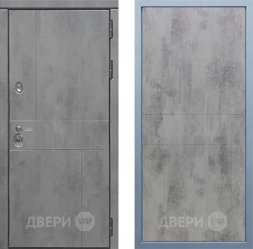 Входная металлическая Дверь Дива МД-48 М-1 Бетон темный в Балашихе