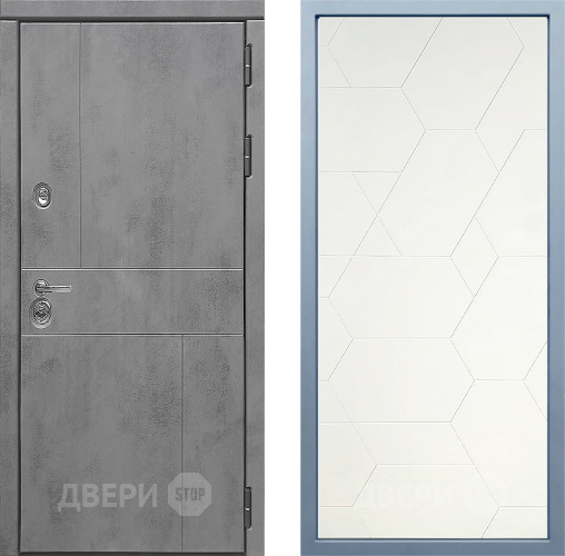 Входная металлическая Дверь Дива МД-48 М-16 Белый в Балашихе
