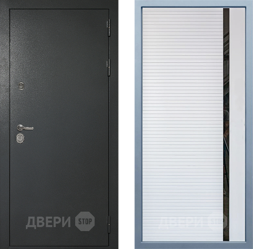Входная металлическая Дверь Дива МД-40 Титан МХ-45 Белый матовый в Балашихе