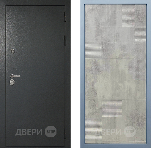 Входная металлическая Дверь Дива МД-40 Титан Д-4 Бетон темный в Балашихе