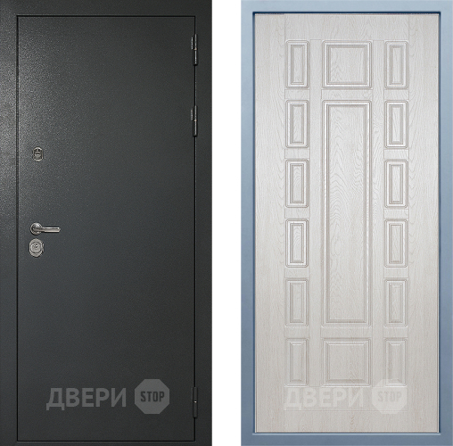 Входная металлическая Дверь Дива МД-40 Титан М-2 Дуб филадельфия крем в Балашихе