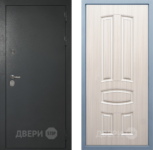 Входная металлическая Дверь Дива МД-40 Титан М-3 Сандал белый в Балашихе
