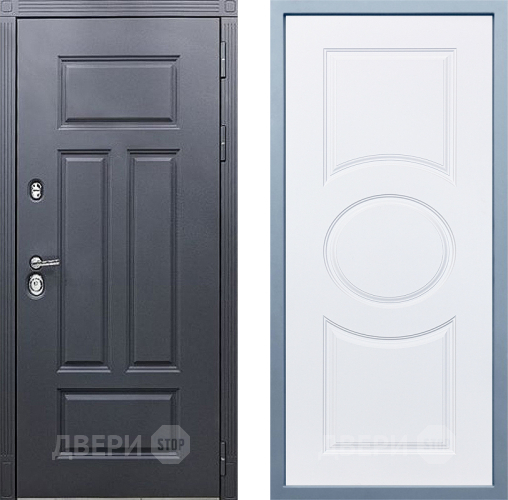 Входная металлическая Дверь Дива МХ-29 STR Д-8 Белый в Балашихе