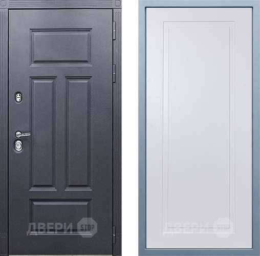 Входная металлическая Дверь Дива МХ-29 STR Н-10 Белый в Балашихе