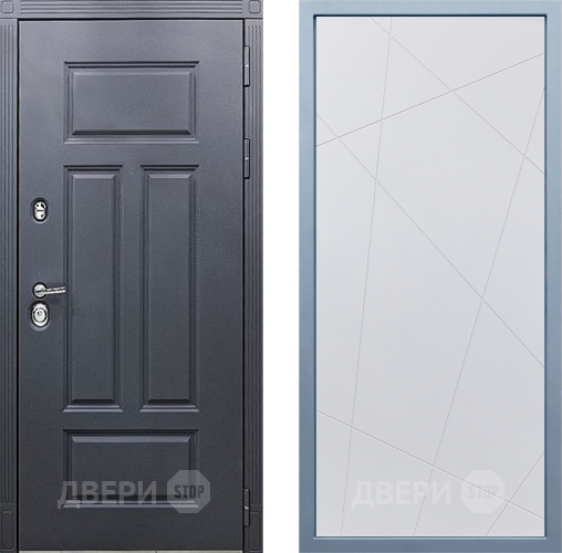 Входная металлическая Дверь Дива МХ-29 STR Д-11 Белый в Балашихе