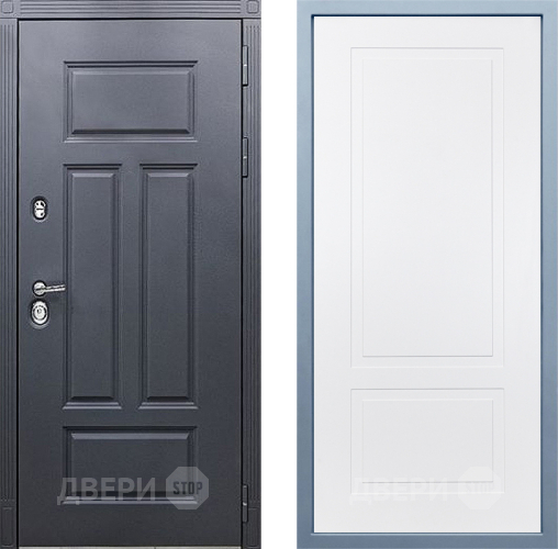 Входная металлическая Дверь Дива МХ-29 STR Н-7 Белый в Балашихе
