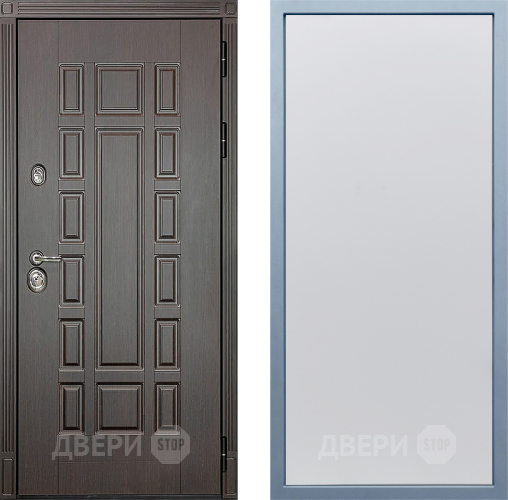Входная металлическая Дверь Дива МХ-53 STR Н-1 Белый в Балашихе