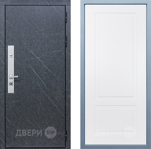 Входная металлическая Дверь Дива МХ-26 STR Н-7 Белый в Балашихе