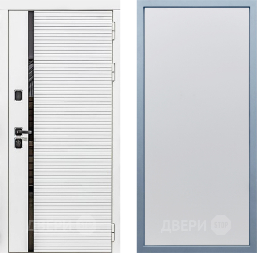 Входная металлическая Дверь Дива МХ-45 Белая STR Н-1 Белый в Балашихе